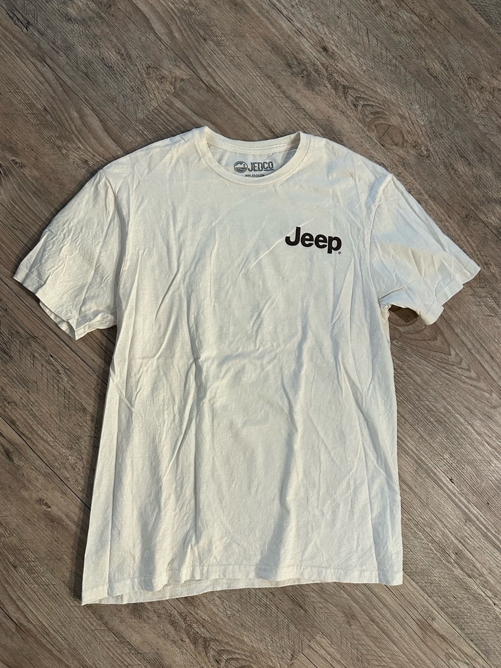 Jeep Logo T‑Shirt, Cream, Medium